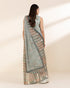 Unstitched Women's Blue Lawn 3 Piece Suit